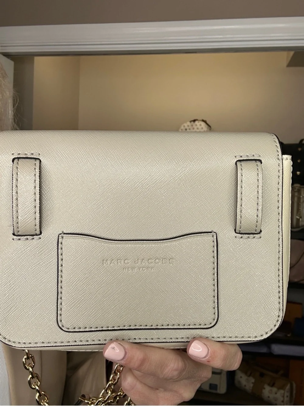 Marc Jacobs Snapshot Convertible Belt Bag Crossbody Tri-Color Saffiano Leather - Picture 3 of 12